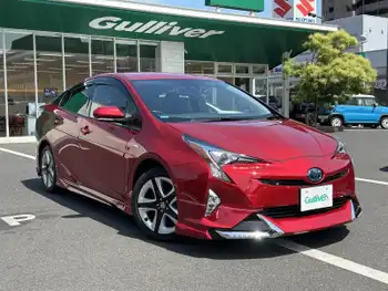 トヨタ プリウス A プレミアム　ツーリングセレ 純正9型ナビ エアロ Bカメ ドラレコETC BSM
