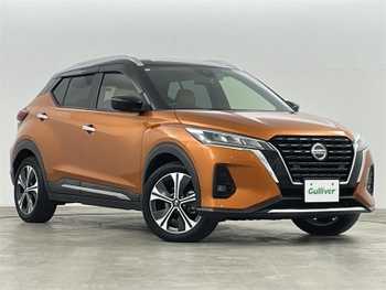 日産 キックス X ツートーンインテリアED ワンオーナー 純正SDナビ 全方位カメラ