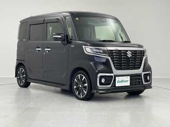 スズキ スペーシア カスタム HYBRID XS ターボ 両側電動 セーフティサポート 純正8型ナビ