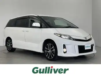 トヨタ エスティマ アエラス 純正8型ナビ 後席モニター Bカメラ 両パワ