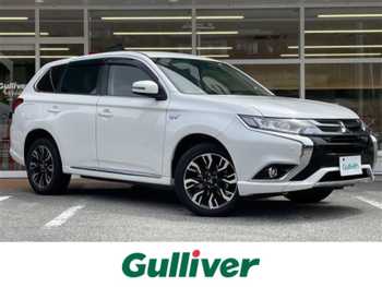 三菱 アウトランダー ＰＨＥＶ G Limited Edition 社外SDナビ 追従式クルコン エアシート