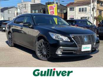 トヨタ クラウン ハイブリッド ロイヤルサルーン Four 純正ナビ TV パノラマモニター 4WD