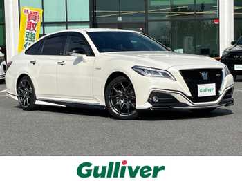 トヨタ クラウン ハイブリッド RS アドバンス 純正ナビTV TRD クルコン ハーフレザー