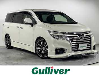 日産 エルグランド 250ハイウェイスターS 禁煙 純正8型ナビ 両側電動 後席画面 ETC
