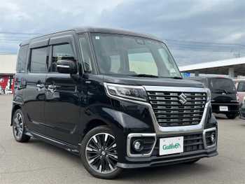 スズキ スペーシア カスタム HYBRID XS SDナビフルセグTV両側パワースライドETC
