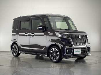 スズキ スペーシア カスタム HYBRID XS 禁煙車 社外8型ナビTV 両側電動スライド