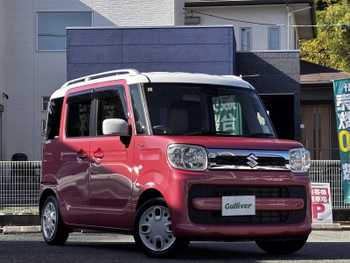 スズキ スペーシア HYBRID X 2トーン 両側パワスラ/Bカメ/BT/ETC/衝突軽減/ESC