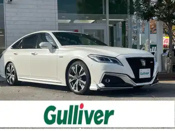 トヨタ クラウン ハイブリッド RS モデリスタ　サンルーフ　白革　ナビ　TV