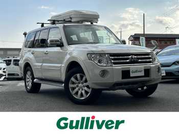 三菱 パジェロ ロング スーパーエクシード 4WD/純正ナビ/ルーフラット(TERZO)/ターボ