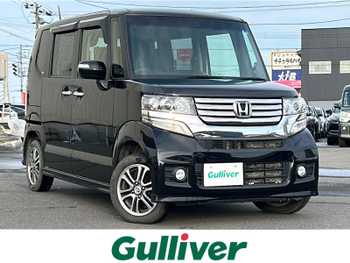 ホンダ Ｎ ＢＯＸ カスタム G Lパッケージ 電動ドア 4WD 禁煙車 エンジンスターター