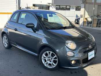 フィアット ５００Ｓ ツインエア 禁煙 半革 ETC 純オーディオ 社外アルミ