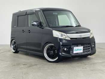 スズキ スペーシア カスタム XS ナビ TV パワスラ 社外マフラー ローダウン