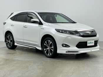 トヨタ ハリアー ハイブリッド プレミアム スタイルモーヴ モデリスタエアロ 社外ナビ バックカメラ