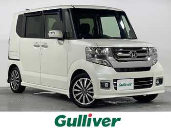 ホンダ Ｎ ＢＯＸ カスタム G ターボ Lパッケージ 純正8型ナビ 両側電動 衝突軽減 クルコン