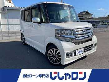 ホンダ Ｎ ＢＯＸ カスタム G ターボ Lパッケージ 純正8型ナビ 両側電動 衝突軽減 クルコン