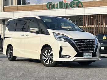 日産 セレナ ハイウェイスター 純正10インチナビ　フリップダウンモニター