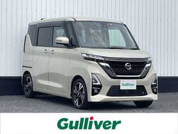 日産 ルークス ハイウェイスター Gターボ 純正9インチナビ全方位MフルセグTV片側電動