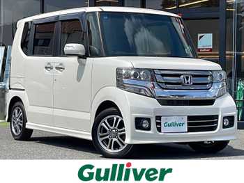 ホンダ Ｎ ＢＯＸ カスタム G Lパッケージ ナビ 後席モニター Bカメラ ETC　パワスラ
