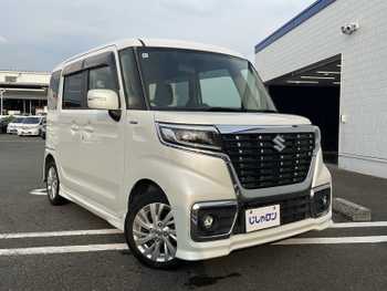 スズキ スペーシア カスタム HYBRID GS 社外ナビ　アイドリングストップ ETC