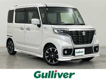 スズキ スペーシア カスタム HYBRID XS 禁煙車 スズキセーフティ 8型ナビ 全周囲