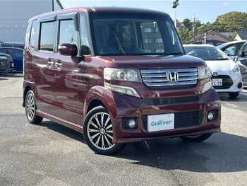 ホンダ Ｎ ＢＯＸ カスタム G ターボパッケージ メモリナビ バックカメラ 両側パワスラ