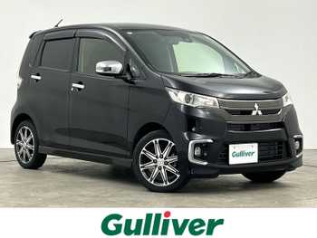 三菱 ｅＫカスタム T　セーフティPKG 禁煙車 社外ナビ 全周囲 シートヒーター