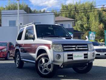 三菱 パジェロ ミニ エクシード ターボ/4WD/ナビ/TV/CD/DVD/ETC/背面タイヤ