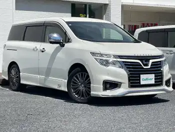 日産 エルグランド 250HWS プレミアム アーバンクロム 1オーナ 黒革 ナビ 全方位 天吊りモニター