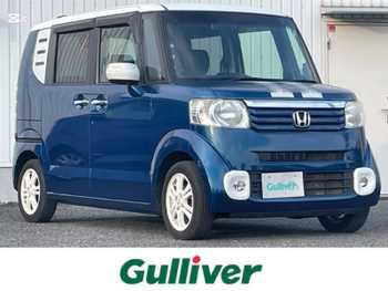 ホンダ Ｎ ＢＯＸ G ターボ Lパッケージ 純正ナビ社外レーダーETC両側パワスラ