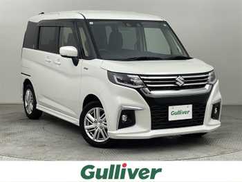スズキ ソリオ HV MZ ワンオーナー 8型ナビ 衝突軽減 両側Pスラ
