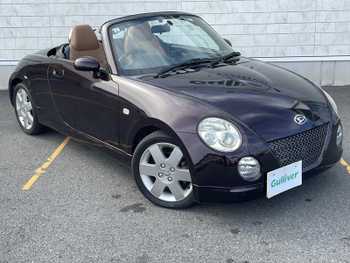 ダイハツ コペン タンレザーエディション 社外ナビ 茶レザーシート