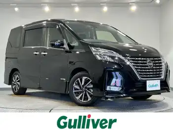 日産 セレナ ハイウェイスター V 純正10型ナビ 後席モニター 全方位 ETC LED
