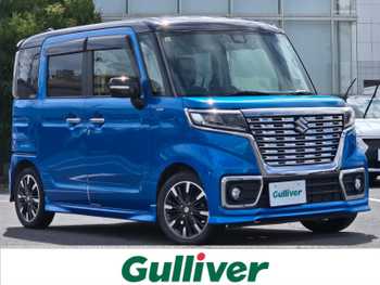 スズキ スペーシア カスタム HYBRID XS ターボ 禁煙車 純正ナビTV 両側Pスラ Bカメ DSBS
