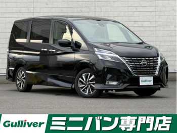 日産 セレナ ハイウェイスター V 純正10型SDナビ 全方位 プロパイロット BSM