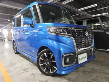 スズキ スペーシア カスタム HYBRID XS 社外ナビTV 両側パワスラ 前後ドラレコ PCS