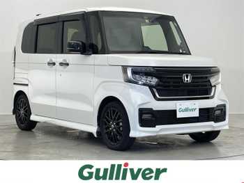 ホンダ Ｎ ＢＯＸ カスタム L ターボ スタイル+ブラック 純正メモリーナビ 両側自動ドア 純正AW