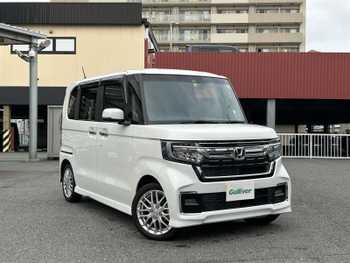 ホンダ Ｎ ＢＯＸ カスタム L ターボ ☆ワンオーナー☆取説☆純正ナビ☆クルコン