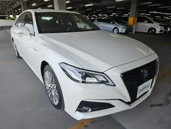 トヨタ クラウン ハイブリッド S エレガンススタイル 禁煙車 純正ナビTV 360度モニタ ETC TSS