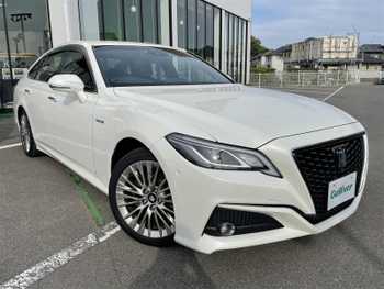 トヨタ クラウン ハイブリッド S エレガンススタイル 禁煙車 純正ナビTV 360度モニタ ETC TSS