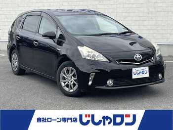 トヨタ プリウス α S チューンブラック 禁煙車 純正HDDナビ/フルセグ/Bluetooth
