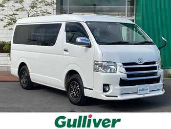 トヨタ ハイエース GL ナビ後席モニター 左電動 ベッドキット LED