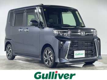 ダイハツ タント カスタム X 純正ナビ・両側パワスラ・ハーフレザー