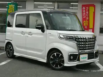 スズキ スペーシア カスタム HYBRID XS ターボ 禁煙車　ディスプレイオーディオ　全方位