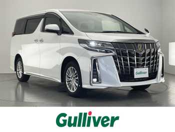 トヨタ アルファードハイブリット S タイプゴールドⅢ 純9型DAナビ バックカメラ AC100V BSM 禁煙