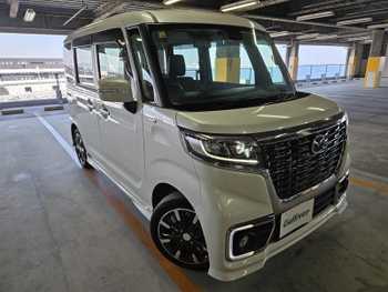 マツダ フレアワゴン カスタムスタイル ハイブリッド XT 禁煙車 社外ナビTV 両側Pスラ Bカメラ PCS