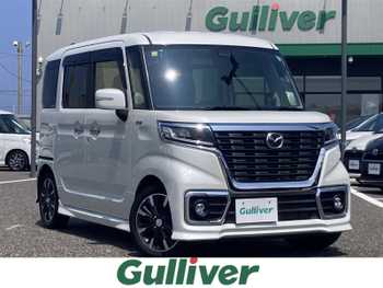 マツダ フレアワゴン カスタムスタイル ハイブリッド XT 禁煙車 社外ナビTV 両側Pスラ Bカメラ PCS
