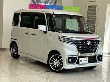 スズキ スペーシア カスタム HYBRID XS ターボ 衝突軽減 純正ナビ 全方位 両側電動 ETC