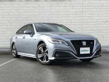 トヨタ クラウン ハイブリッド RS Four ナビ 全周囲 ドラレコ 衝突軽減 黒革シート