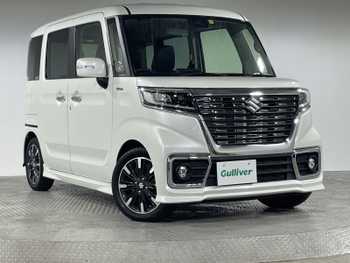 スズキ スペーシア カスタム HYBRID XS ターボ SDナビ 両側電動 クルコン シートヒーター