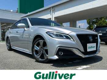 トヨタ クラウン ハイブリッド RS アドバンス 禁煙車 ナビTV ETC 白皮シート